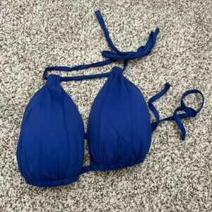 La Blanca size 34DD blue bikini top
